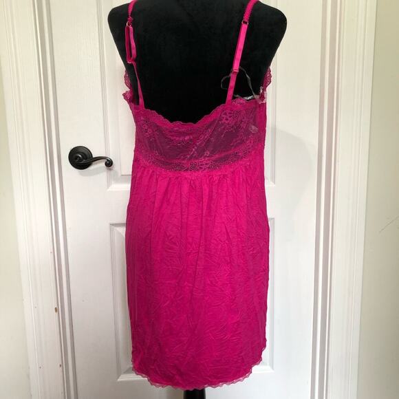 Inc International Concepts Women's Night Gown Lace Lingerie Pink Size‎ XL NWT - Picture 5 of 9